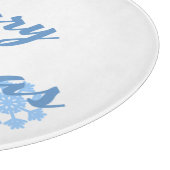 Vrolijk kerstfeest snijplank (Hoek)