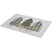 Vrolijk kerstfeest snijplank (Hoek)