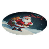 Vrolijk kerstfeest snijplank (Hoek)