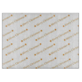 Vrolijk kerstfeest snijplank (Voorkant)