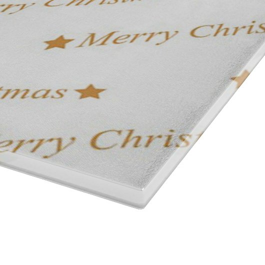 Vrolijk kerstfeest snijplank (Hoek)