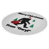 Vrolijk kerstfeest snijplank (Hoek)