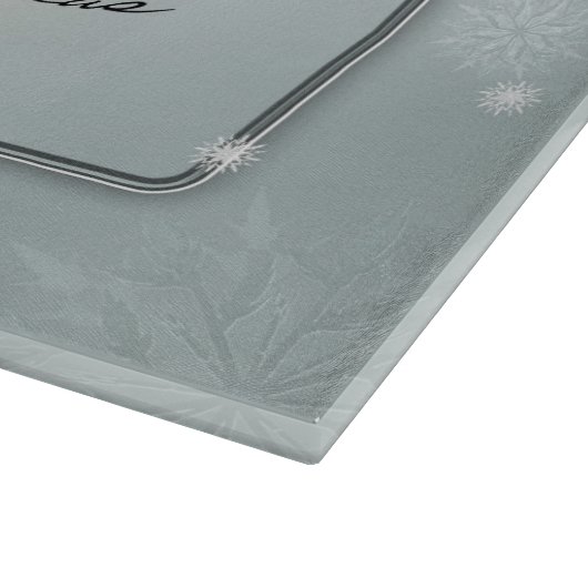 Vrolijk kerstfeest snijplank (Hoek)