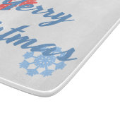 Vrolijk kerstfeest snijplank (Hoek)