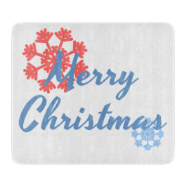 Vrolijk kerstfeest snijplank