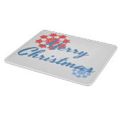 Vrolijk kerstfeest snijplank (Hoek)