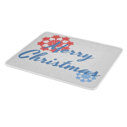 Vrolijk kerstfeest snijplank (Hoek)