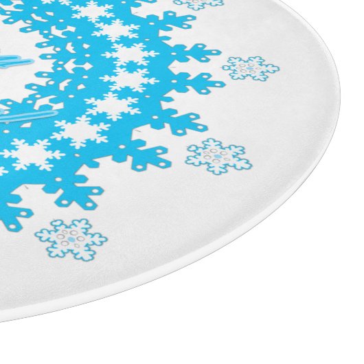 vrolijk kerstfeest snijplank (Hoek)