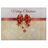 Vrolijk kerstfeest snijplank (Voorkant)