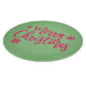 Vrolijk kerstfeest snijplank (Hoek)