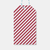 Vrolijk Kerstfeest Snoep Canes Vakantie Cadeau Lab Cadeaulabel (Achterkant)