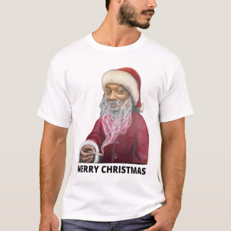 Vrolijk kerstfeest Snoop Dog Santa Klaus Costume 3 T-shirt