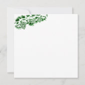 Vrolijk kerstfeest! Snowman met kat en puppy (Achterkant)