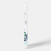 Vrolijk kerstfeest! Snowman met kat en puppy Case-Mate iPhone Case (Achterkant / Links)