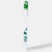 Vrolijk kerstfeest! Snowman met kat en puppy Case-Mate iPhone Case (Achterkant / Rechts)