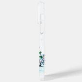 Vrolijk kerstfeest! Snowman met kat en puppy Case-Mate iPhone Case (Achterkant / Links)