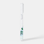 Vrolijk kerstfeest! Snowman met kat en puppy iPhone 15 Case (Rechterkant)