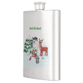 Vrolijk kerstfeest! Snowman met vrienden Flacon (Links)