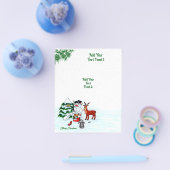 Vrolijk kerstfeest! Snowman met vrienden Flyer (Enkel)