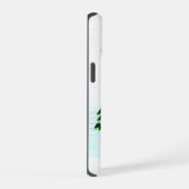 Vrolijk kerstfeest! Snowman met vrienden iPhone 15 Case (Rechterkant)