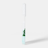 Vrolijk kerstfeest! Snowman met vrienden iPhone Hoesje (Rechterkant)