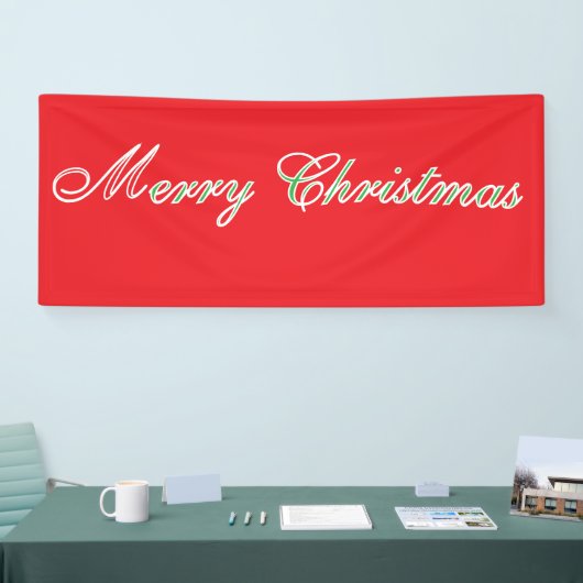 Vrolijk kerstfeest spandoek (Beurs)