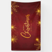 Vrolijk kerstfeest spandoek (Verticaal)