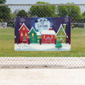 Vrolijk kerstfeest spandoek (Insitu)