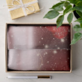 "Vrolijk kerstfeest" Sparkly Night and Ornaments Tissuepapier (Geschenk)