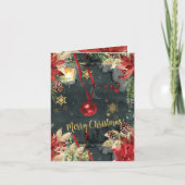 Vrolijk kerstfeest Splendor Feestdagen Kaart (Voorkant)