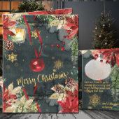 Vrolijk kerstfeest Splendor Feestdagen Kaart