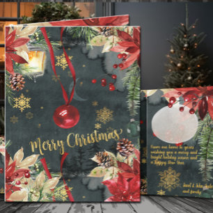 Vrolijk kerstfeest Splendor Feestdagen Kaart