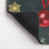 Vrolijk kerstfeest Splendor Muismat (Hoek)