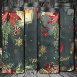 Vrolijk kerstfeest Splendor Thermosbeker