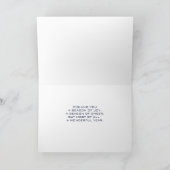 Vrolijk Kerstfeest Sterrenboom Feestdagen Kaart (Binnen)