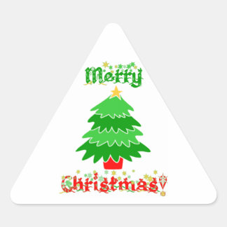 Vrolijk kerstfeest sticker