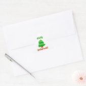 Vrolijk kerstfeest sticker (Envelop)