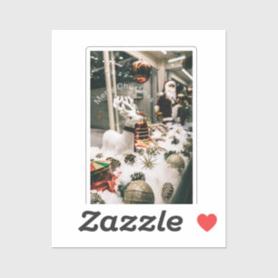 Vrolijk kerstfeest sticker