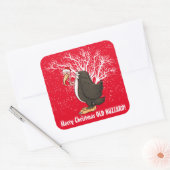 Vrolijk kerstfeest sticker (Envelop)