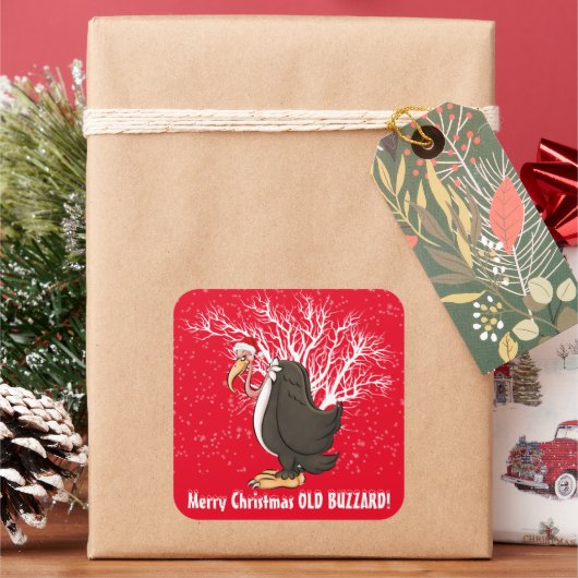 Vrolijk kerstfeest sticker (Feestdagen)