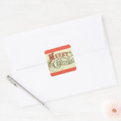 "Vrolijk kerstfeest" Sticker (Envelop)