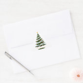 Vrolijk kerstfeest sticker (Envelop)