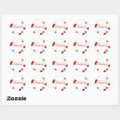Vrolijk kerstfeest Stickers (Vel)