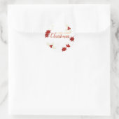 Vrolijk kerstfeest Stickers (Tas)