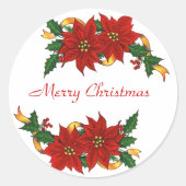 Vrolijk kerstfeest STICKERS (Voorkant)