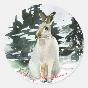 Vrolijk kerstfeest stickers labels giftwrap feestd