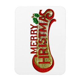 Vrolijk Kerstfeest Stijl Vakantie Gift Magnet Magneet