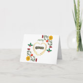 Vrolijk Kerstfeest Stijlvol Vakantie Trendy Kaart (Voorkant)