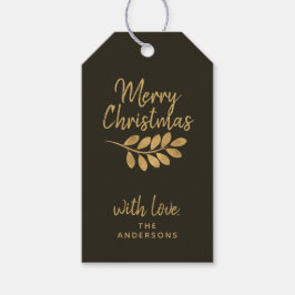 Vrolijk Kerstfeest Stijlvolle Gepersonaliseerde Br Cadeaulabel