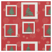 Vrolijk kerstfeest stof (Close Up)